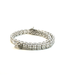 10KWG DIA-4.19 BRACELET 14.07GRMS