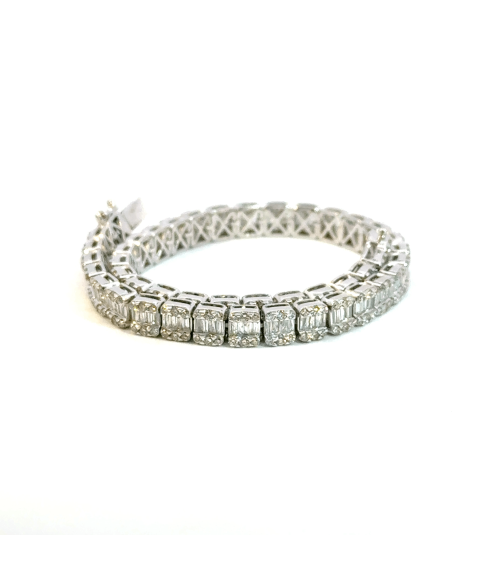 10KWG DIA-4.19 BRACELET 14.07GRMS