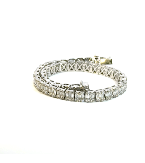 10KWG DIA-4.19 BRACELET 14.07GRMS