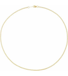 14K Yellow Gold-Filled 2 mm Rolo 18" Chain