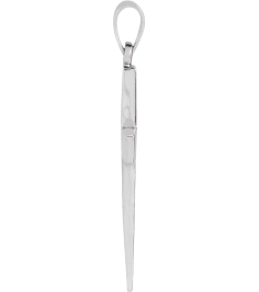 R41279 Pendant Platinum 30.2 X 15.9 Mm Polished Cross Pendant