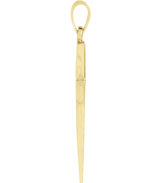 R41279 Pendant 18K Yellow 30.2 X 15.9 Mm Polished Cross Pendant