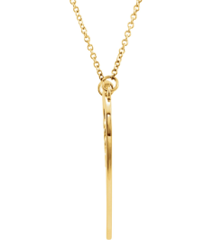 86206 Necklace 14K Yellow 30 X 28 Mm 17 In Polished Mom Heart Necklace