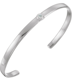 Brc764 Bracelet Set 14K White Round Natural Diamond 3Mm 110 Ct I1, G-H 6 In Polished 110 Ct Natural Diamond Cuff Bracelet