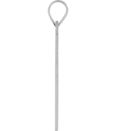 R4030 Pendant 14K White 18 X 12 Mm Polished Cross Pendant