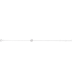 652689 Bracelet Set 14K White Initial Z Natural Diamond Round 1 Mm I1, H+ 0.06 Ctw 6-7 In Polished .06 Ctw Natural Diamond Initial Bracelet