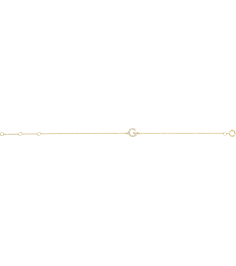 652689 Bracelet Set 14K Yellow Initial G Natural Diamond Round .8 Mm I1, H+ 0.05 Ctw 6-7 In Polished .05 Ctw Natural Diamond Initial Bracelet