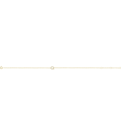 652689 Bracelet Set 14K Yellow Initial Q Natural Diamond Round .9 Mm I1, H+ 0.07 Ctw 6-7 In Polished .07 Ctw Natural Diamond Initial Bracelet