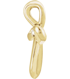 R42365 Pendant Set 14K Yellow Round Natural Diamond 1.5Mm 0.015 Ct I1, G-H Polished .015 Ctw Natural Diamond Cross Pendant