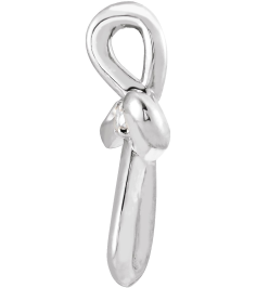 R42365 Pendant Set Sterling Silver Round Natural Diamond 1.5Mm 0.015 Ct I1, G-H Polished .015 Ctw Natural Diamond Cross Pendant