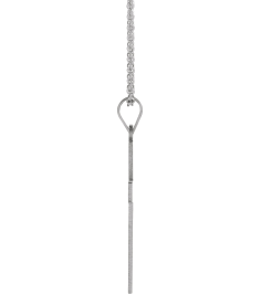 R4030 Necklace 14K White 22 X 14 Mm 18 In Polished Cross Necklace