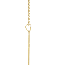 R4030 Necklace 14K Yellow 18 X 12 Mm 18 In Polished Cross Necklace
