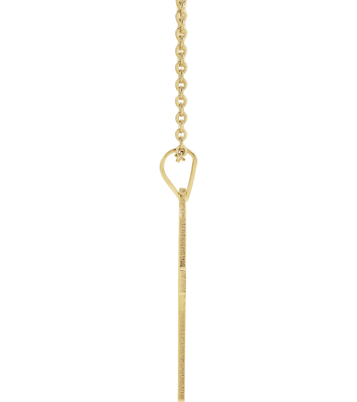 R4030 Necklace 14K Yellow 18 X 12 Mm 18 In Polished Cross Necklace