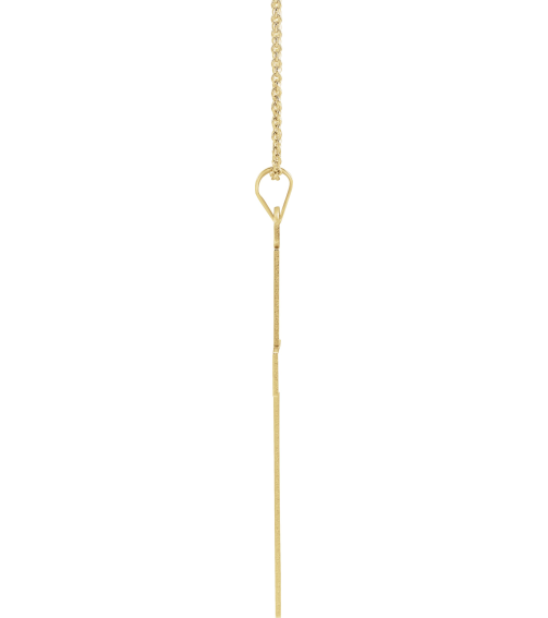 R4030 Necklace 14K Yellow 39 X 25 Mm 18 In Polished Cross Necklace
