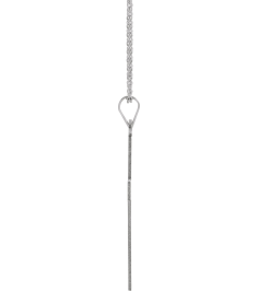 R4030 Necklace Sterling Silver 28 X 18 Mm 18 In Polished Cross Necklace