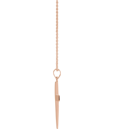 R41279 Necklace 14K Rose 30.2 X 15.9 Mm 18 In Polished Cross Necklace