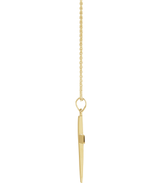 R41279 Necklace 14K Yellow 30.2 X 15.9 Mm 18 In Polished Cross Necklace