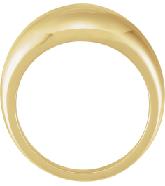 50199 10K Yellow 7 10 Mm Polished Dome Ring