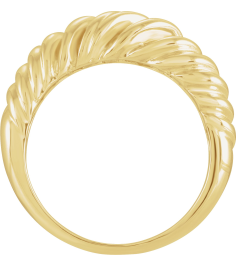 5540 Ring 14K Yellow Polished Dome Wrap Ring