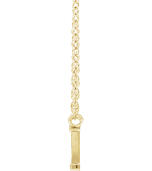 87078 Necklace 14K Yellow 17.6 X 7.1 Mm 16 In Polished God Is Greater Than The Highs And Lows Necklace