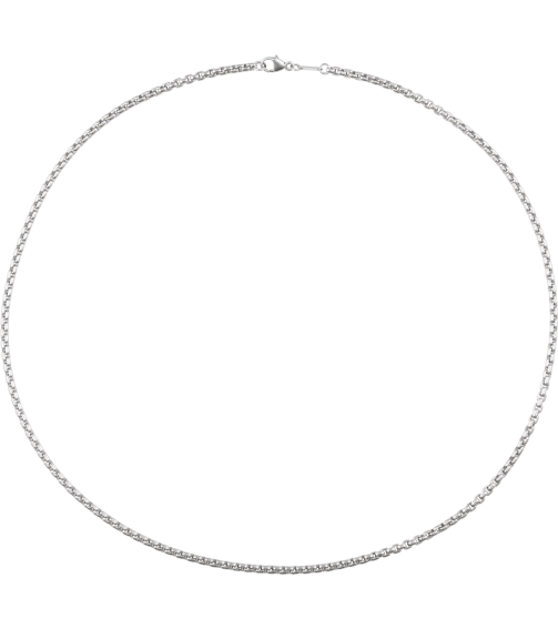 Ch1091 Sterling Silver Box 1.8 Mm 18 In Lobster Clasp Polished Rounded Box Chain