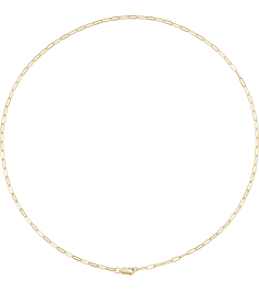 Ch1099 14K Yellow Paperclip-Style 2.1 Mm 16 In Lobster Clasp Polished Paperclip-Style Chain