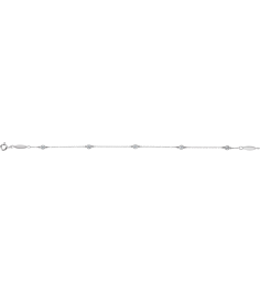 651577 Bracelet Set 14K White Round Lab-Grown Diamond 2.5Mm 13 Ctw Vs, F+ 7 In Polished Station Bracelet