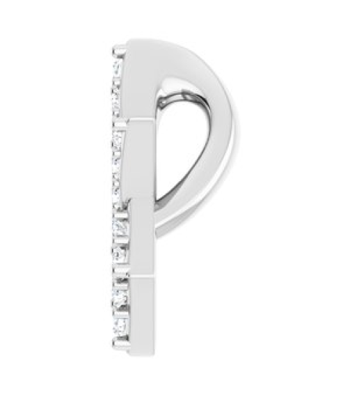 87166 Pendant Set Sterling Silver Round Natural Diamond 1Mm 110 Ctw I1, Gh Polished 110 Ctw Natural Diamond Star Of David Pendant