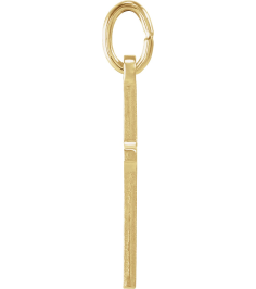R16031 Pendant 14K Yellow 15.5 X 10 Mm Polished Cross Pendant