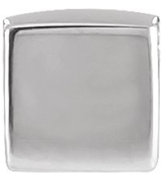 87424 Pendant Sterling Silver 5 X 5 Mm Polished Cube Pendant