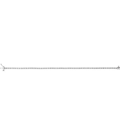 653702 Bracelet Set 14K White Round Lab-Grown Diamond 1.9Mm 2 Ctw Si, G-H 7 14 In Polished Lab-Grown Diamond Line Bracelet