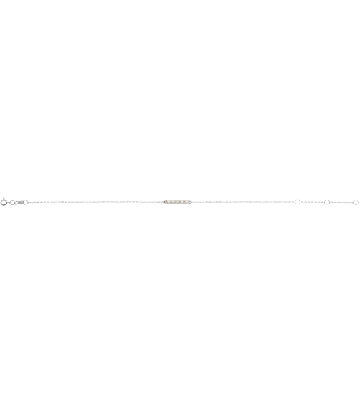 Brc810 Bracelet 14K White Set Natural Ethiopian Opal Round 2 Mm 15.67 X 2.32 Mm 6 12-7 12 In Polished Natural Ethiopian Opal Minimalist Cabochon Bar Bracelet