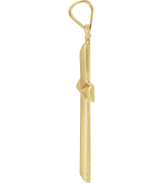 R42418 Pendant 14K Yellow 27.7 X 16.4 Mm Polished Cross Pendant