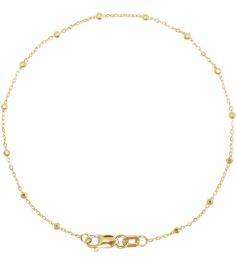 Ch1111 14K Yellow Cable .85 Mm 7 In Lobster Clasp Polished Cable Chain