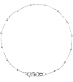 Ch1111 14K White Cable .85 Mm 7 In Lobster Clasp Polished Cable Chain