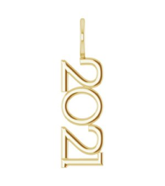 87773 Pendant 14K Yellow 2021 27.57 X 7.97 Mm Polished 