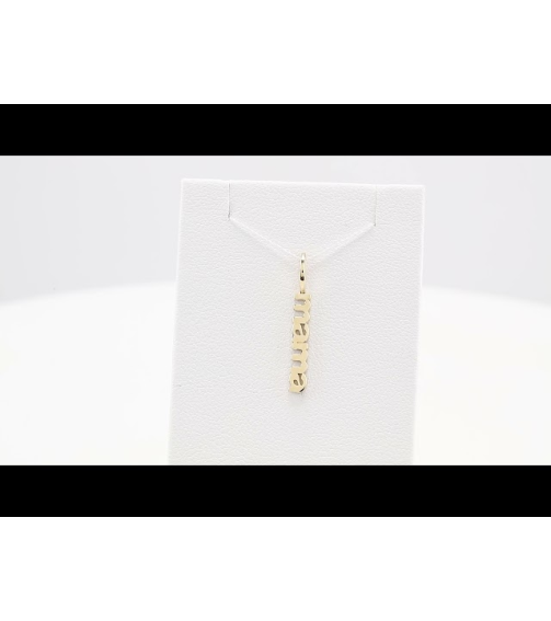 88016 Pendant 14K Yellow Polished Vertical Mama Charm Pendant