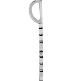 88016 Pendant Platinum Polished Vertical Mama Charm Pendant
