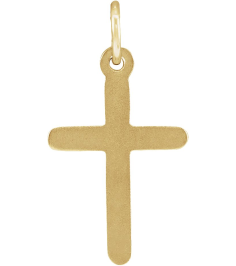 R41148 Pendant 14K Yellow 22.9 X 12.5 Mm Polished Cross Pendant