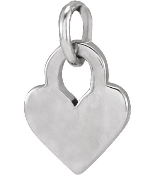 88092 Pendant Sterling Silver 7.87 X 4.89 Mm Polished Heart Pendant