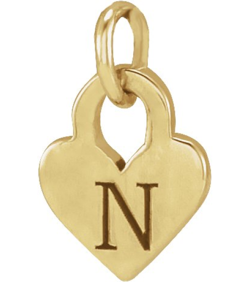 88092 Pendant 14K Yellow 7.87 X 4.89 Mm Polished Heart Pendant