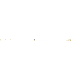 Brc808 Bracelet 14K Yellow Set 1-Stone Lab-Grown Blue Sapphire Round 3 Mm 8.7 X 4.8 Mm 6 12-7 12 In Polished Lab-Grown Blue Sapphire Bezel-Set Solitaire Bracelet