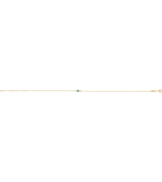 Brc808 Bracelet 14K Yellow Set 1-Stone Natural Blue Zircon Round 3 Mm 8.7 X 4.8 Mm 6 12-7 12 In Polished Blue Zircon Bezel-Set Solitaire Bracelet