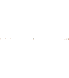 Brc808 Bracelet 14K Rose Set 1-Stone Natural Blue Zircon Round 3 Mm 8.7 X 4.8 Mm 6 12-7 12 In Polished Blue Zircon Bezel-Set Solitaire Bracelet