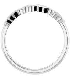 57739 Ring Platinum Polished Mama Ring