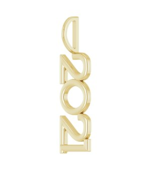 87773 Pendant 18K Yellow 2021 27.57 X 7.97 Mm Polished 