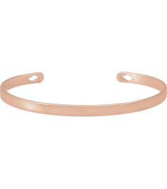 Brc892 14K Rose Diamond Polished Engravable Cuff Bracelet