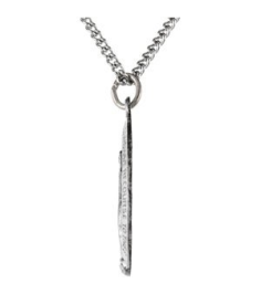 R5020 Necklace Sterling Silver 19 X 13.5 Mm 18 In Polished Oval Miraculous Medal Necklace