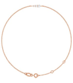 Brc876 Set 14K Rose 4-Stone Natural Diamond 2.5Mm 110 Ctw I1, G-H None Polished 110 Ctw Natural Diamond Graduated Bracelet