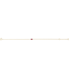 688877 Bracelet Set 14K Yellow Straight Baguette Natural Ruby 4 X 2 Mm 6 12-7 12 In Polished Natural Ruby Baguette Bracelet